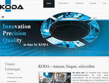 Tablet Screenshot of koda-gmbh.de